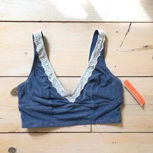 Colsie NWT Women's Denim Look Bralette Size M